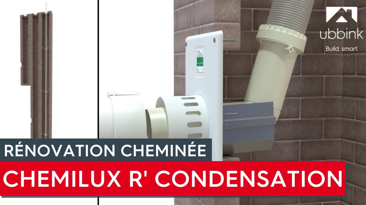 Chemilux R' Condensation - Rénovation d'une cheminée