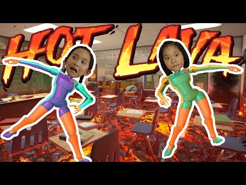 LAVA LAVA EVERYWHERE! 🌋 / Hot Lava: Levels Gym Jam & School / Episode #1 Video