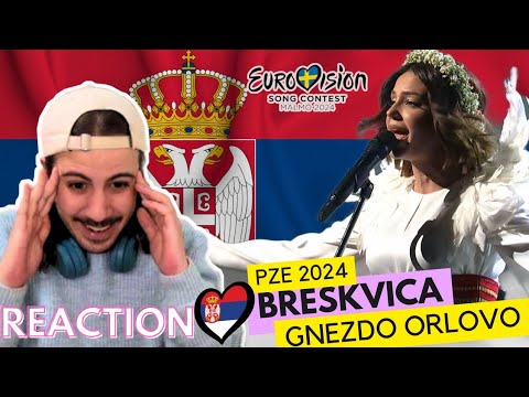 🇷🇸 Reaction Breskvica - Gnezdo Orlovo PZE 2024 (SUBTLD) | Pesma Za Evroviziju Serbia Eurovision 2024
