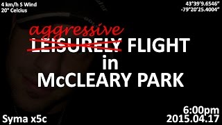 preview picture of video 'Syma x5c - Leisurely Flight in McCleary Park'