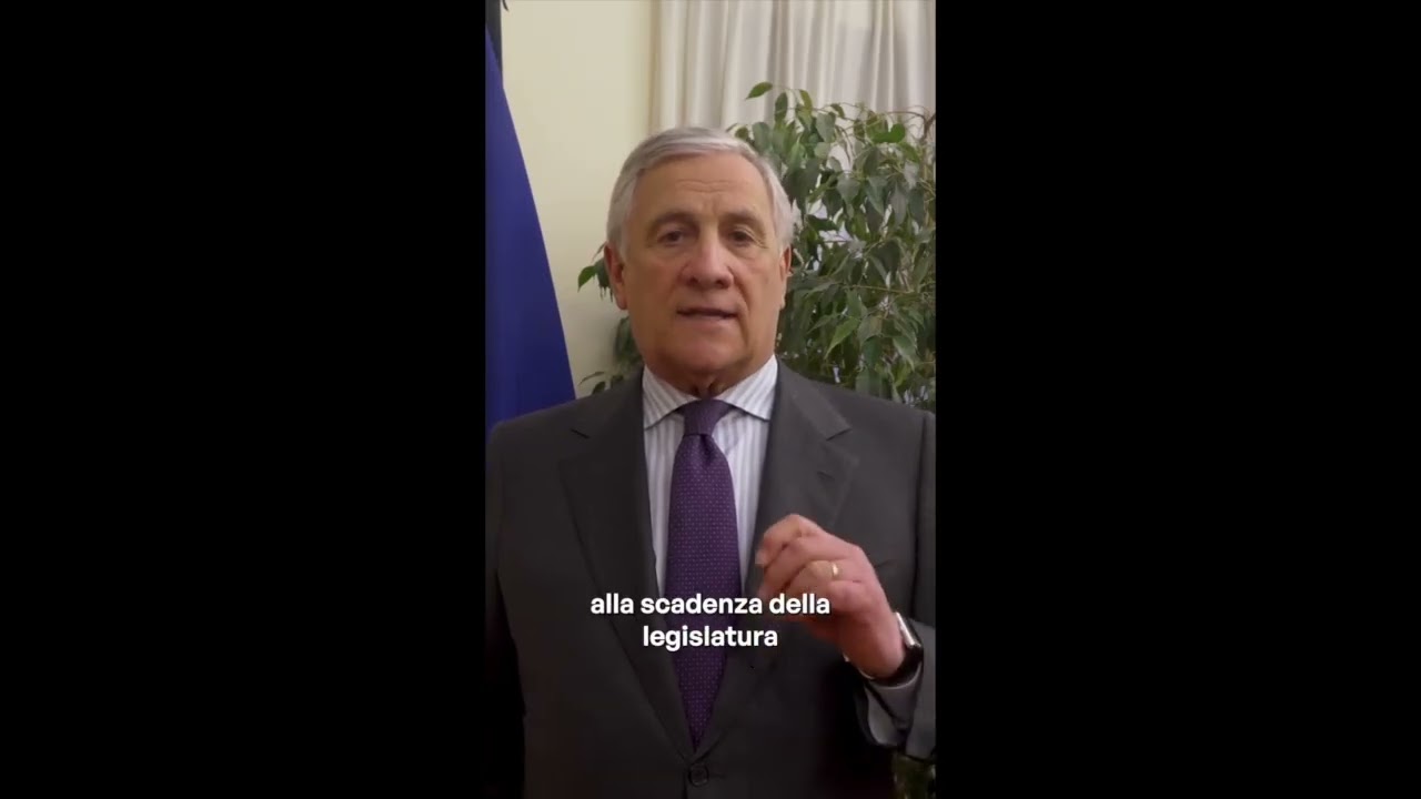 TAJANI: "RISPETTIAMO LA VOLONTÀ POPOLARE, MA IL GOVERNO CONTINUA A LAVORARE"