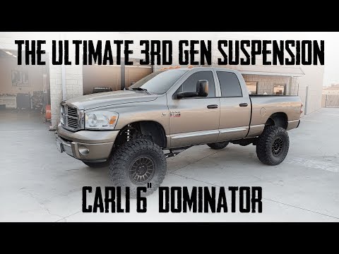 The Best 3rd Gen Ram Suspension: 6" Carli Dominator System