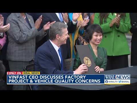 VinFast CEO discusses Chatham County factory project and ...