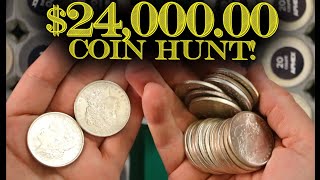 $24,000 Silver Dollar Hunt! Searching a Morgan Monster Box for Rare VAMs
