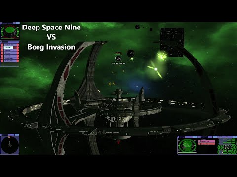 Deep Space Nine Borg Invasion! | Star Trek Bridge Commander Battle |