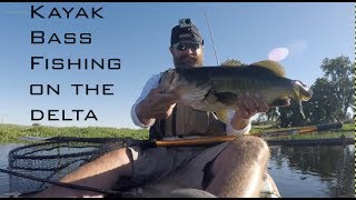 Kayak Bass Fishing the California Delta with KastKing Fishing Tackle