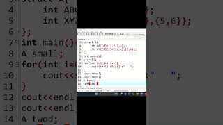 C++ Struct with 1D & 2D Arrays Explained  | Short & Simple Program