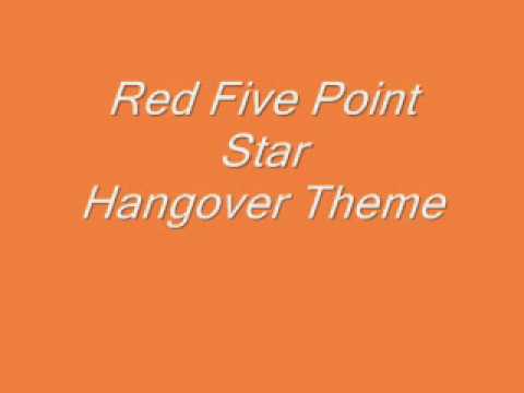 Red Five Point Star   Hangover Theme