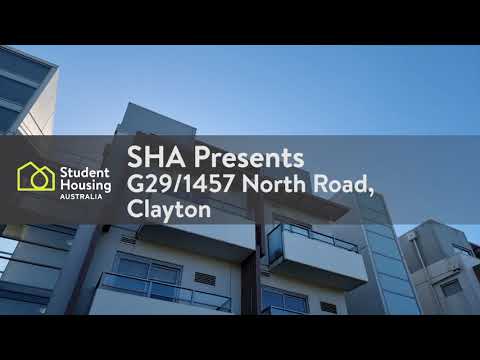 G29/1457 North Road, CLAYTON – Apartment tour by Student Housing Australia