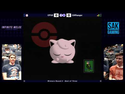 Infinite Melee: Endgame WR2 - CPU0 (Jigglypuff) vs Cliffhanger (Falco)