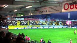 preview picture of video 'SV Ried - Choreo auf der Westtribüne - Cup-Derby gegen den LASK (2013.04.17)'