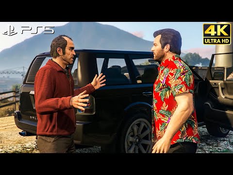 GTA 5 - PS5 Walkthrough Part 4 | 4K 60FPS