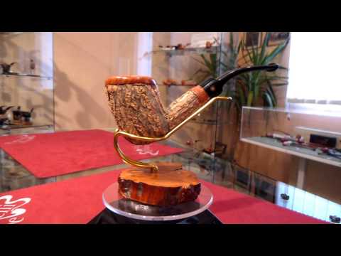 Pipa in radica e sughero calabash - www.paronellipipe.it