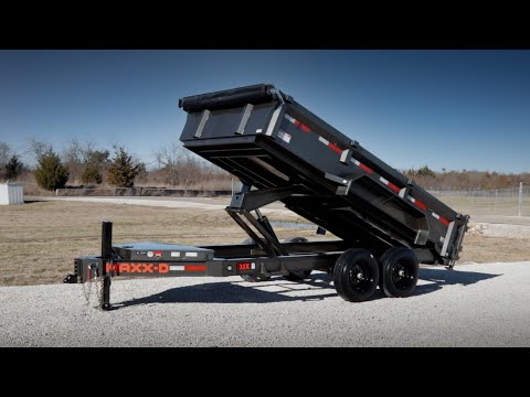 2022 MAXX-D TRAILERS DJX 16X83 14K I-BEAM DUMP GN in Redding, California - Video 1