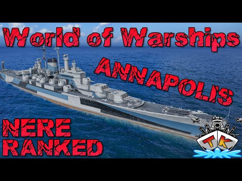 Annapolis angezockt vom Nere #7 Ranked mit "SUPERSCHIFFEN" in World of Warships auf Deutsch