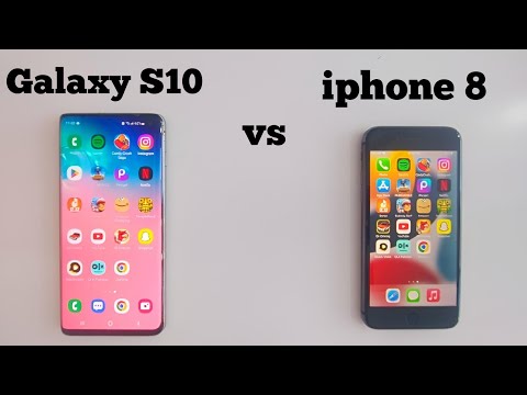 Samsung S10 VS iphone 8 in 2023 || Speed Test