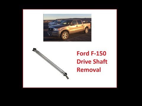 Ford F-150 How to remove the drive shaft/ F150 Drive line removal