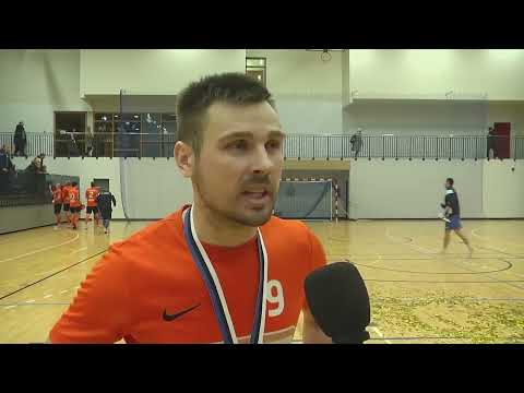 Saalijalgpalli karikavõistluste finaal: Viimsi Smsraha - Tallinna Cosmos, Ervin Stüfi intervjuu