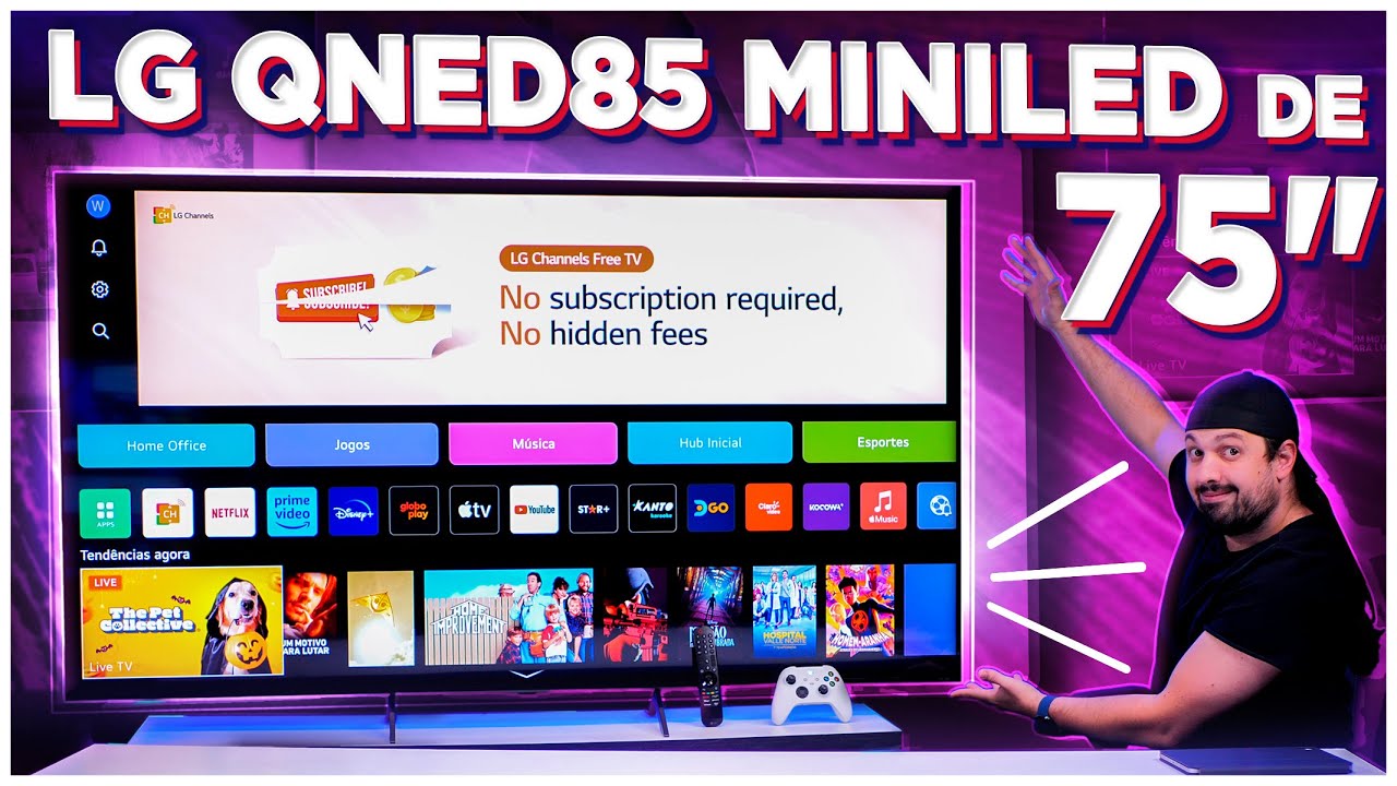 Miniatura da avaliação em vídeo de Smart TV LG 75 Polegadas NU855 Nano UHD 4K