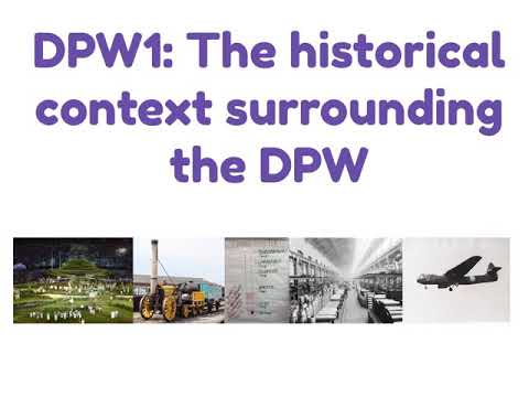 DPW1: The historical context surrounding the Doncaster Plant Works