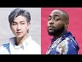 RM of BTS reacts to Davido's song 'Unavailable'