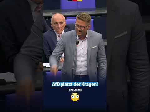 René Springer platzt der Kragen! - AfD-Fraktion im Bundestag