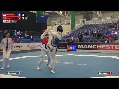 109 R-16 W-49kg 🔵 BOGDANOVIC Tijana SRB vs 🔴 GUO Qing CHN I Manchester 2022 World Taekwondo GP