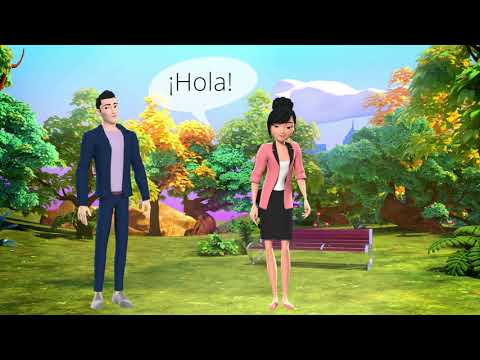 Aprender español para principiantes : Lección 1 Los saludos en español y francés