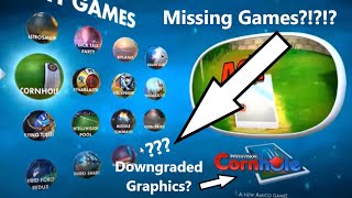 Missing & Downgraded Intellivision Amico Pack-in Games