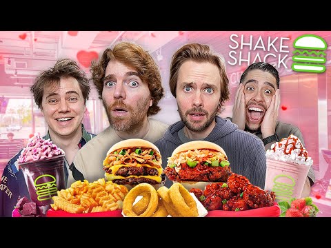 Tasting The ENTIRE Shake Shack Menu Ft. Shane and Spencer!