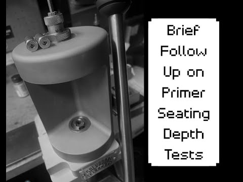 Witch Doctor: Brief Follow Up to Primer Seating Depth Tests