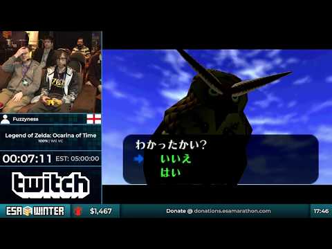 #ESAWinter18 Speedruns - Legend of Zelda: Ocarina of Time [100%] by Fuzzyness