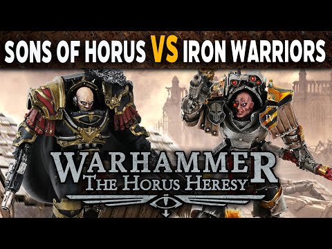 Sons of Horus VS Iron Warriors - Horus Heresy Battle Report