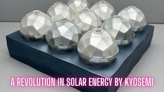 Revolutionary Solar Technology: Sphelar Spherical Solar Cells by Kyose