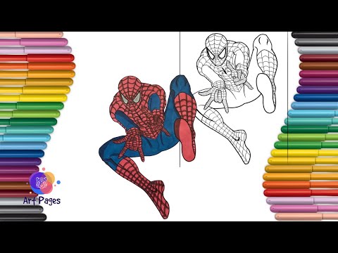 Spiderman Stark Suit Coloring Pages / Superhero Coloring Pages / Jim Yosef - Firefly [NCS Release]