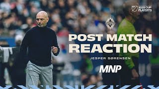 Jesper Søresen&#39;s Post-Victory Reaction vs LAFC | 🎙️Presented by MNP