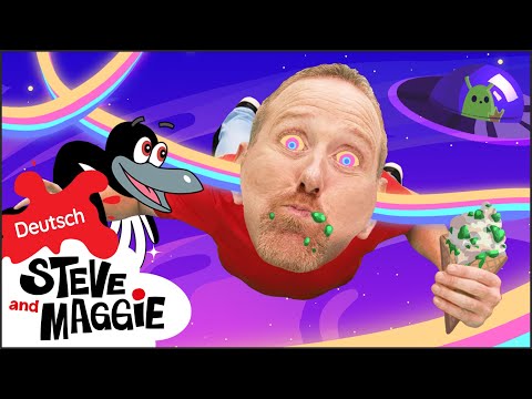 Monster Eiswagen für Kinder | Verrücktes Abenteuer mit Steve und Maggie Deutsch