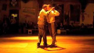 04 Dominic Bridge and Fausto Carpino dance at La Catedral in Buenos Aires