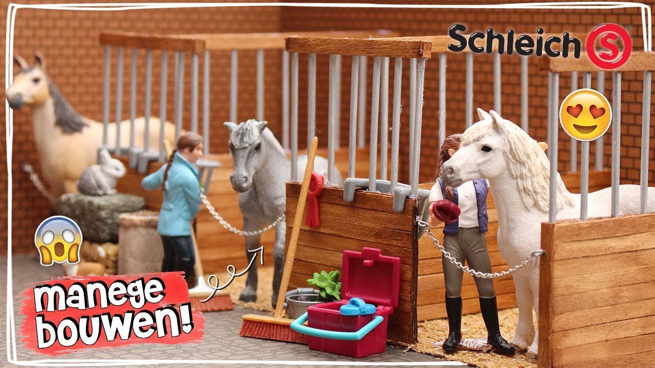 MEGA MANEGE voor SCHLEICH PAARDEN maken!! 😱 | #1 De Stallen | Daphne draaft door