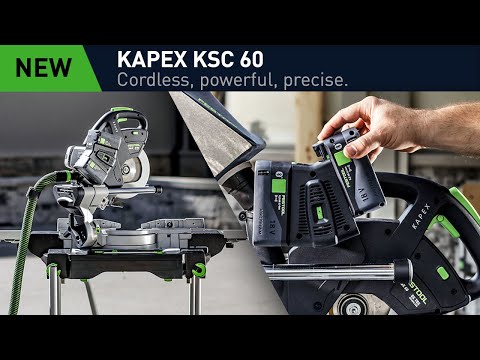KAPEX KSC 60 - cordless sliding compound miter saw