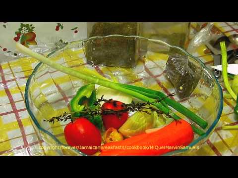 How to prepare and cook Cabbage and Codfish(Salt-fish) - organic style