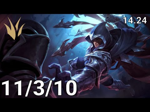 Talon Jungle vs Hecarim - EUW diamond | Patch 14.24