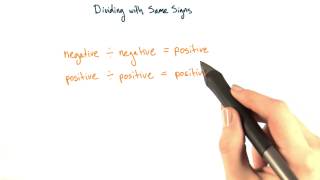 Dividing with same sign - Intro Algebra Review