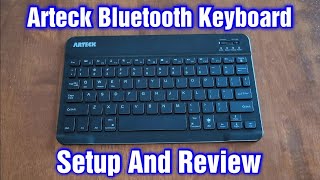 Arteck Bluetooth Keyboard Setup & Review