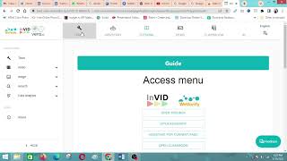 Fact checking videos with Invid