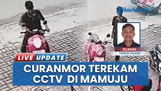 Maling Beraksi di Mamuju, Motor Warga Dibawa Kabur Depan Toko Ritel Terekam CCTV