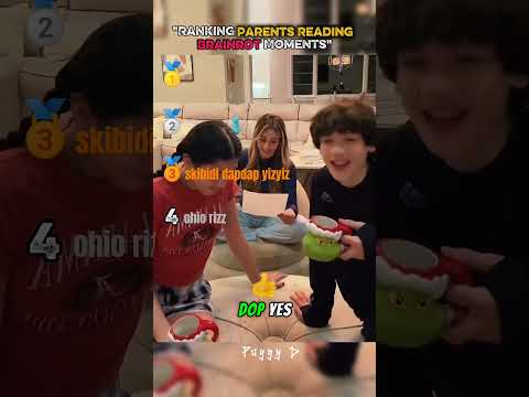 Ranking PARENTS reading brainrot moments 🤯🧠