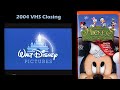 Mickey S Twice Upon A Christmas 2004 VHS Closing