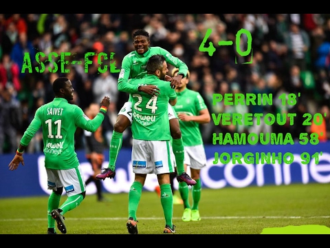 ASSE-FCL Le résumé vidéo 4-0 25ème journée de Ligue 1, Les verts en forme avant MAN UTD