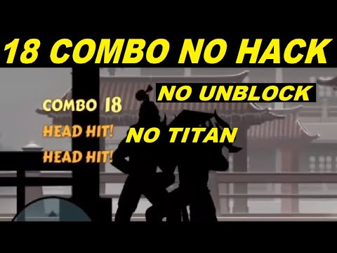 Shadow Fight 2 - 18 Combo ! No Hack ! No Titan ! No Unblock !